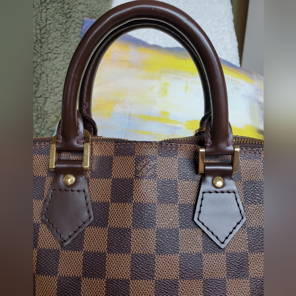 Louis Vuitton Alma PM Top Handle Bag Brown Canvas - Picture 3 of 9